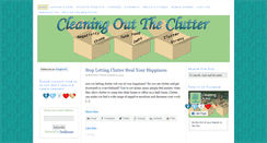 Desktop Screenshot of cleaningouttheclutter.com